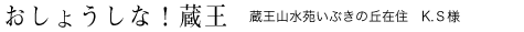 おしょうしな！蔵王